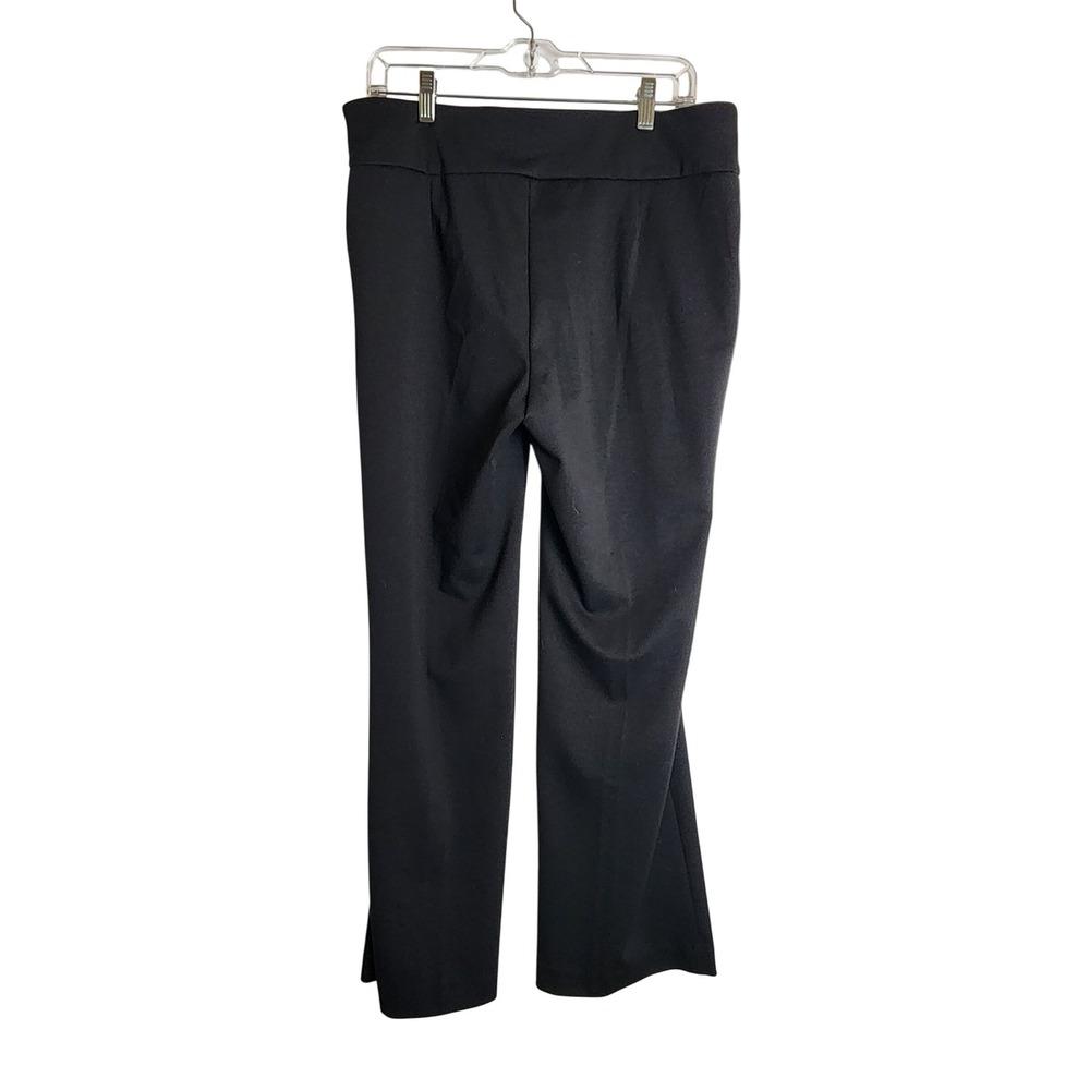 Nine West Womens Black Pull On Straight Leg Dress Pants Career Size 12 - Picture 2 of 4